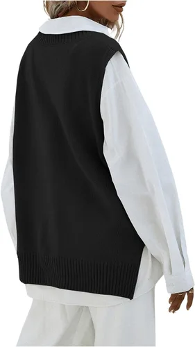 Miniatura 2 de SweatyRocks Chaleco sin mangas con cuello en V para mujer