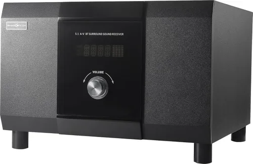 Miniatura 4 de Sistema de cine en casa de 5.1 canales con subwoofer de 10 pulgadas, Bluetooth, 5 altavoces, control remoto, radio, RCA, perfecto para películas