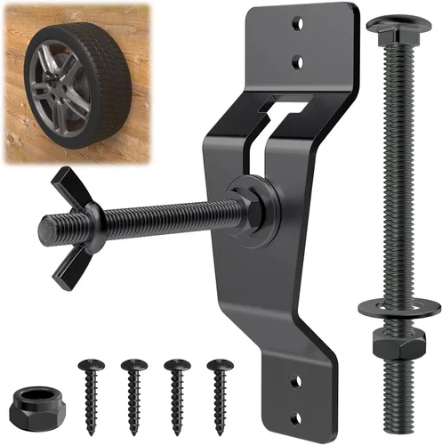 Soporte de Montaje en Pared para Neumático de Repuesto para Remolque, Soporte de Neumático de Repuesto para Remolque Cerrado, Soporte Universal de