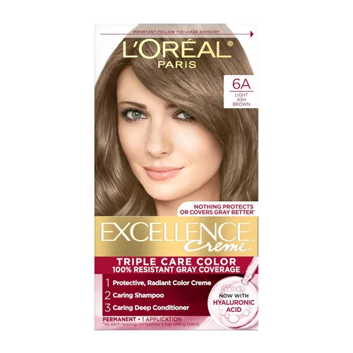 Miniatura 27 de L'Oreal Paris Excellence Crème - Tinte permanente para el cabello, color de cabello de triple cuidado, complejo Pro-Keratine para una cobertura