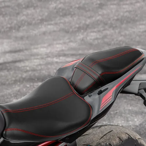 Miniatura 9 de SLMOTO Cojín de asiento de motocicleta para asiento delantero y trasero, asiento de conductor y pasajero, apto para Kawasaki Z900 Z 900 2017-2023