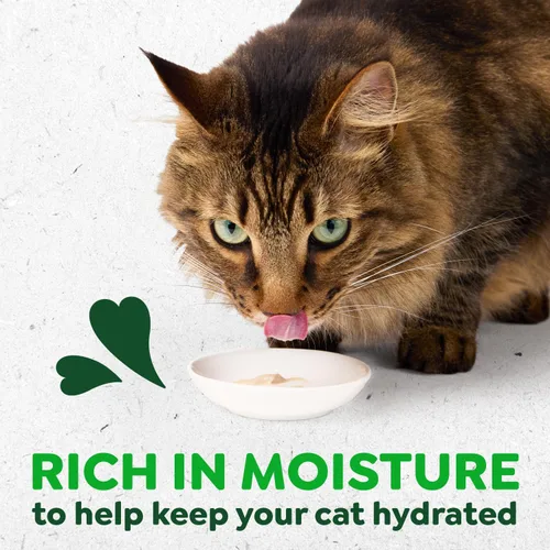 Miniatura 3 de Greenies Feline Smart Purees Skin & Fur Health - Golosinas lamibles para gatos con salmón real, tubos de 0.49 onzas, 20