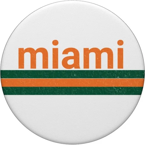 Miniatura 3 de Miami Retro Souvenir PopSockets PopGrip intercambiable
