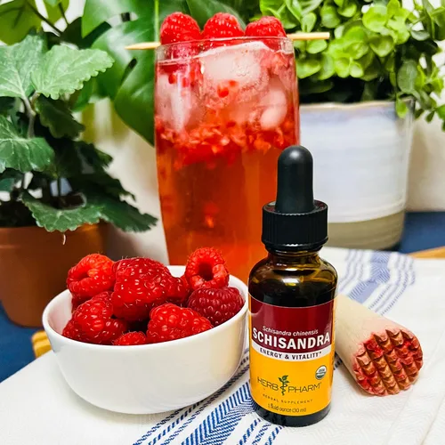 Miniatura 3 de Herb Pharm Extracto líquido orgánico certificado de bayas Schisandra - 1 onza