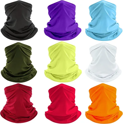 Miniatura 8 de Polaina de cuello para hombres y mujeres, cubierta facial para protección solar, pasamontañas, pasamontañas, bandana y máscara de caimán