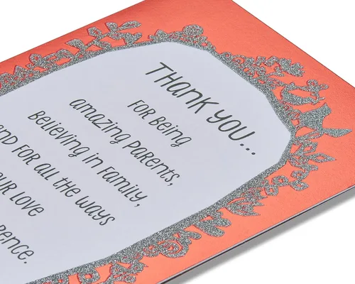 Miniatura 4 de American Greetings Tarjeta de aniversario para padres (Gracias)