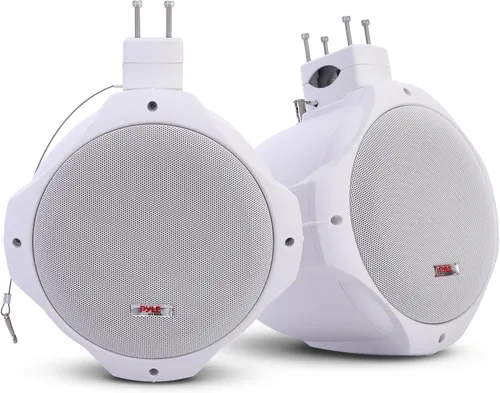 Miniatura 8 de Pyle Altavoces de torre de wakeboard marinos impermeables – Juego de altavoces de doble subwoofer de 6.5 pulgadas y tweeter de 1 pulgada