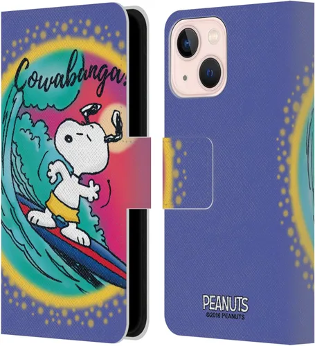Miniatura 116 de Head Case Designs Funda de piel con licencia oficial de Peanuts Beach Surf Snoopy Boardwalk Airbrush compatible con Apple iPhone 11