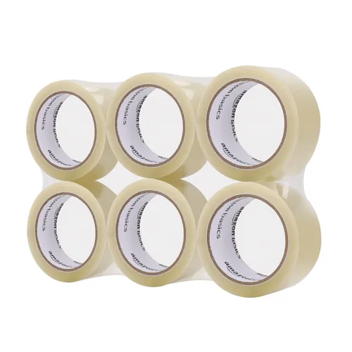 Miniatura 7 de Amazon Basics Cinta de embalaje, 1.88 pulgadas x 72.2 yardas, 1.8 mil de grosor (12 rollos), transparente, ideal para embalaje, envío, mudanza