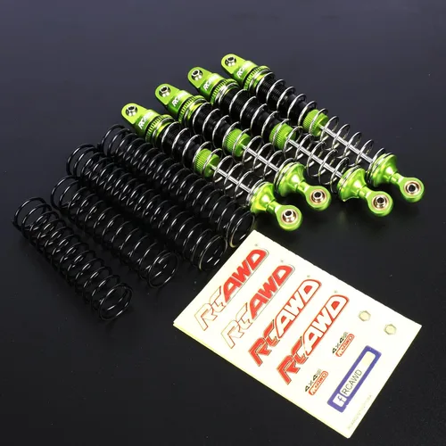 Miniatura 5 de RCAWD Amortiguadores delanteros traseros de aleación para Losi 1/10 Baja Rey 4WD Hammer Rey U4 Rock Racer Verde