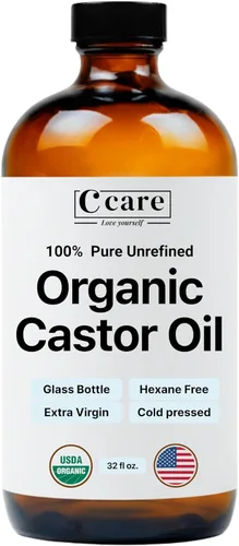 Miniatura 7 de Aceite de ricino 100% puro orgánico prensado en frío sin refinar botella de vidrio Certificado USDA orgánico Sin hexano extra virgen