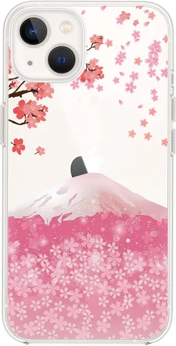 Miniatura 6 de Blingy's Funda para iPhone 14, bonito patrón de cerezas, estilo tropical, diseño tropical, funda protectora transparente de TPU suave de 6.1 Cerezas
