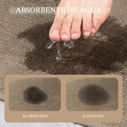 Miniatura 4 de chakme Alfombras de Baño 24x17, Alfombra de Baño Ultra Delgada Antideslizante Pequeña de Secado Rápido Absorbente para Piso de Baño