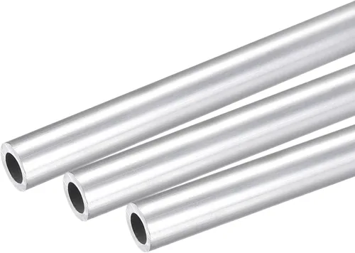 Miniatura 25 de uxcell 6063 Tubo redondo de aluminio 0.315 in OD 0.157 in Diámetro interior 9.843 in Longitud Tubería 3 PC