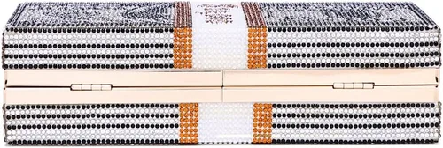 Miniatura 5 de Covelin Bolso de mano Dollar para mujer, bolso de noche con diamantes de imitación