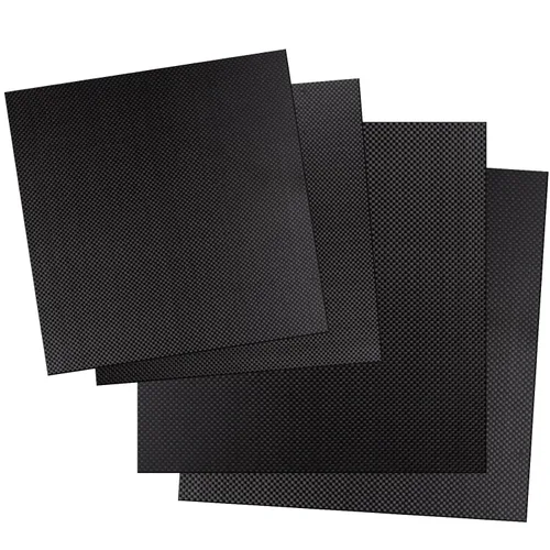 Miniatura 10 de Kalolary Hoja de Fibra de Carbono 250 X 100 X 1 MM, Placa de Tablero de Fibra de Carbono 3K Real Placa de Fibra de Carbono Panel de Tejido Sarga