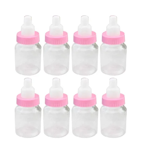 Miniatura 6 de Baby Shower Favor - Paquete de 36 mini botellas de leche para regalo de fiesta, cajas de 1.5 x 3.5 pulgadas, tarro de dulces para baby shower (azul)