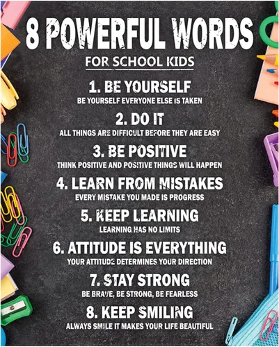 Miniatura 11 de MEGA FORMAT Arte de pared motivacional con citas inspiradoras, afirmaciones positivas para el hogar, dormitorio, oficina, gimnasio y aula, carteles