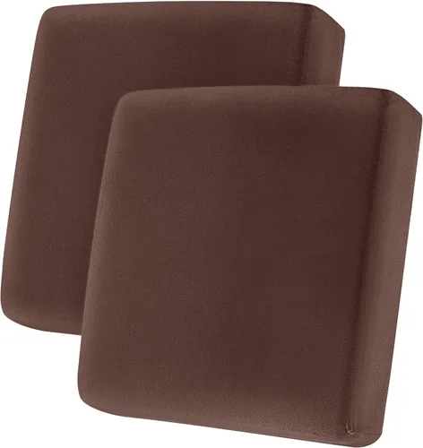 Miniatura 110 de CHUN YI - Funda elástica de cojín para sofá biplaza, funda de asiento de sofá con tela jacquard de elastano (mediana, color marfil blanco)