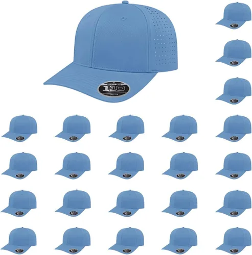 Miniatura 56 de Cap America i8533 Flexfit 110 Gorra Snapback Perforada de Rendimiento de Perfil Medio de 6 Paneles con Protección UV y Snapback Ajustable