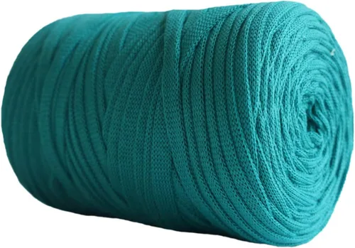 Miniatura 26 de 1 Uds. 8.82 oz 8.1 oz Soild Color Fancy Hilos DIY Bolsa Bolso Alfombra Cojín Algodón Tela Camiseta Hilo Tejer Hilo de Crochet Cesta de Cueva