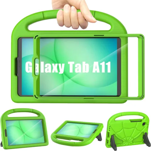 Miniatura 13 de Funda infantil para Samsung Galaxy Tab A11 /A9 de 8.7 pulgadas versión 2025/2023, ligera, a prueba de golpes, apta para niños, con protector