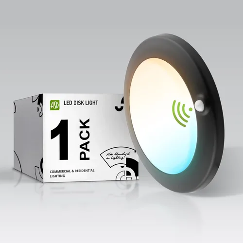 Miniatura 12 de ASD Paquete de 12 luces LED de disco de 6 pulgadas, 15 W 5000 K luz diurna 1300 LM CRI90+, luminaria empotrable regulable de techo, montaje en Blanco