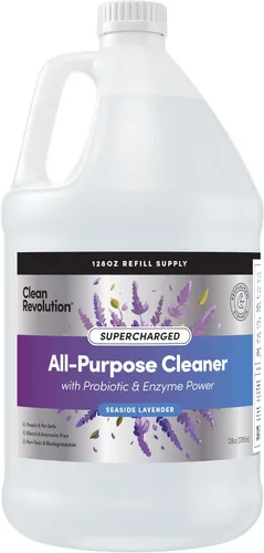 Miniatura 38 de Clean Revolution Suministro de repuesto para limpiador de superficies múltiples, no tóxico, ecológico y a base de plantas, listo para usar, lavanda