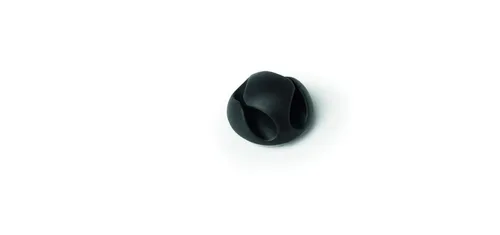 Miniatura 13 de Durable Cavoline - Clips para cables de gestión de cables, paquete de 6 clips autoadhesivos de grafito para 1 cable, perfectos para una gestión