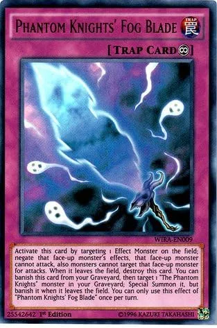 YU-GI-OH! - Espada antiniebla de los Caballeros Fantasmas - WIRA-EN009 - Ultra Rara - 1ª edición (WIRA-EN009) - Wing Raiders - 1ª edición - Ultra