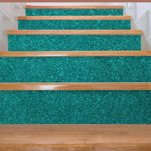 Miniatura 6 de CHIHUT Papel tapiz de color verde azulado con purpurina para dormitorio, papel tapiz para despegar y pegar, papel tapiz de tela extraíble, rollo