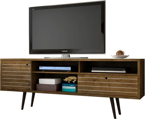 Miniatura 34 de Manhattan Comfort Liberty Soporte de TV Moderno de Mediados de Siglo para Televisores de hasta 46 Pulgadas, Centro de Entretenimiento