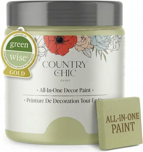 Miniatura 80 de Country Chic Pintura todo en uno estilo tiza para muebles, gabinetes, decoración del hogar, ecológica, acabado mate, imprimación incorporada y capa