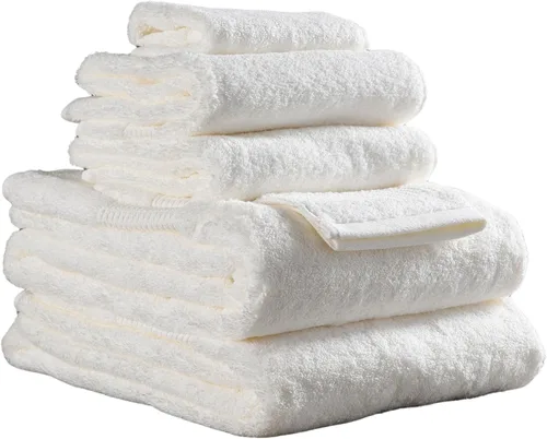 Miniatura 12 de Delilah Home Toallas de baño de algodón turco, suaves y absorbentes, 100% orgánicas, tejido grueso de 700 GSM, suaves para pieles sensibles, 6