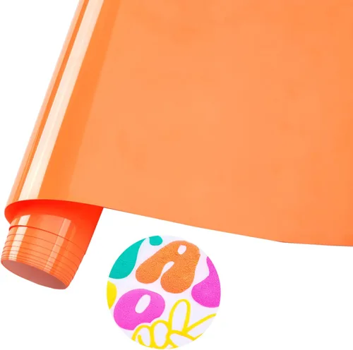 Miniatura 16 de Tintnut Vinilo de Transferencia de Calor Puff, 11 Hojas, 12" x 10", Espuma 3D Hinchada Colorida HTV de Planchar en Vinilo para Camisetas DIY
