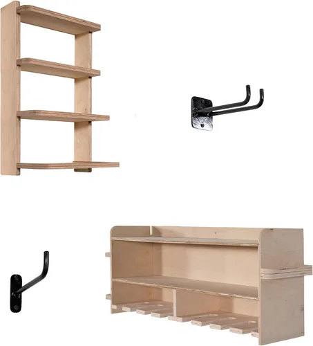 Miniatura 13 de Rastrillo de gancho/pala/estante de cable (48 pulgadas) (Bundle A)
