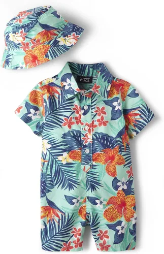 Miniatura 2 de The Children's Place Kids' Family Matching Outfits, Mommy & Me, Dad & Son, Baby, Vacation Collection
