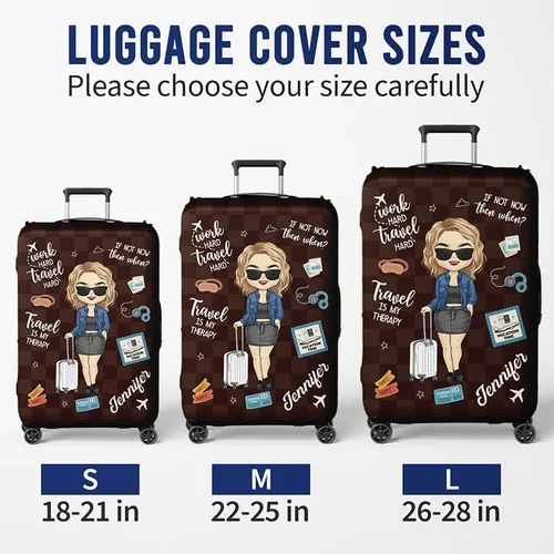 Miniatura 5 de Pawfect House Esenciales de viaje para mujeres, fundas de equipaje para maleta, funda de maleta, regalos de viaje para mujeres, imprescindibles