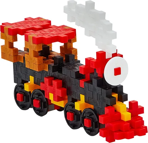 Miniatura 3 de Plus Plus Kit de Bloques de Construcción de Vehículos, Rompecabezas 3D STEM para Niños, 70 Piezas Interconectables - Tubo Mini Fabricante de Aviones