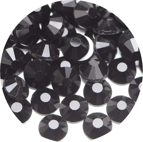 Miniatura 3 de NCB 288 diamantes de imitación de cristal redondos para arte de uñas, con parte trasera plana, para hacer accesorios de bricolaje, zapatos, ropa