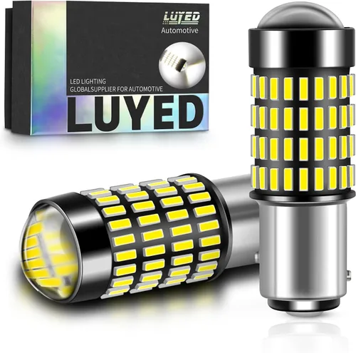 2 X 1700, luces extremadamente brillantes 1157 4014 102-EX, conjunto de chips, foco 7528 led 1157 2057 2357, de xenón, blanco (la luz led mas Blanco