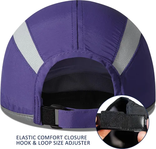 Miniatura 3 de GADIEMKENSD Sombrero reflectante plegable para exteriores, diseño sin estructura, protección solar UPF 50+, sombreros deportivos para mujeres