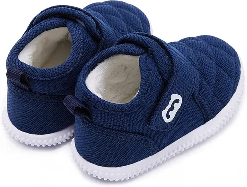 Miniatura 22 de BMCiTYBM Botas de nieve de invierno para bebés y niños pequeños, de piel sintética, cálidas, antideslizantes, zapatos para primeros pasos