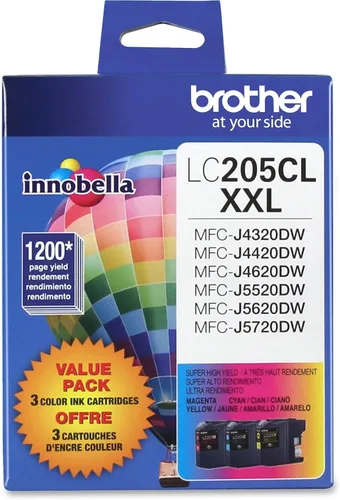 Miniatura 2 de Brother LC2053PKS - Cartucho de tinta de color de repuesto de alto rendimiento, incluye 1 cartucho de tinta de color cian, magenta y amarillo