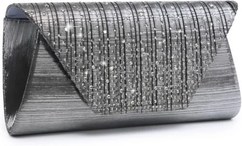Dasein Bolsos de noche para mujer, bolsos de boda, bolsos de mano, embragues de fiesta, cóctel, graduación, embrague formal con diamantes de