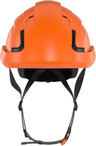 Miniatura 2 de Casco Protector Defender Safety H2, Casco Duro de Tipo 2 Clase C y E, Certificado ANSI Z89.1 y EN 12492 Naranja