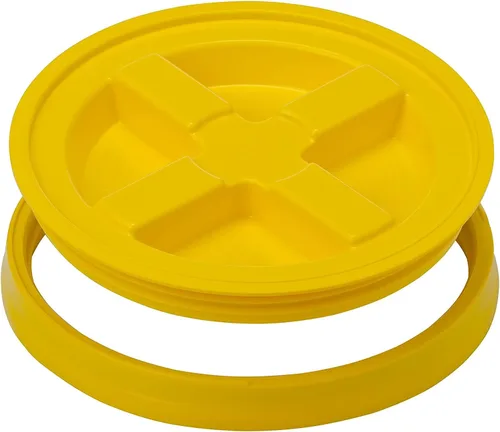 Miniatura 3 de House Naturals Cubo plástico de la categoría alimenticia de la miel con la puerta de la miel para la apicultura y el tornillo en la tapa, hecho