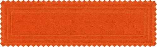 Miniatura 30 de Royal Blaze Tapete de baño de algodón rojo, reversible, pequeño ovalado de 18 x 26 pulgadas, lavable y decorativo