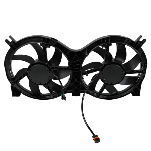 Miniatura 3 de Conjunto de ventilador de condensador y radiador dual, refrigeración directa compatible con NI3115149 Nissan Pathfinder 2013-2019 / Infiniti QX60