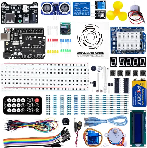 Súper kit de iniciación Proyecto Uno Elegoo con tutorial para Arduino